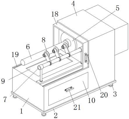 一種具有廢料回收功能的紙管加工用草莓视频色版下载的製作方法